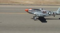RC P-51 Gear Collapse on landing rollout