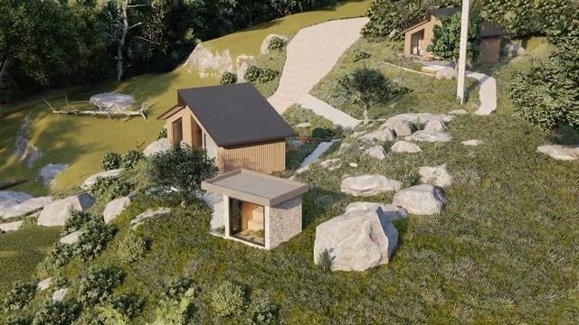 Bungalow complex design in Dobra Voda Bar, Montenegro - "ArchDesign Studio" - Ahmed Divanović