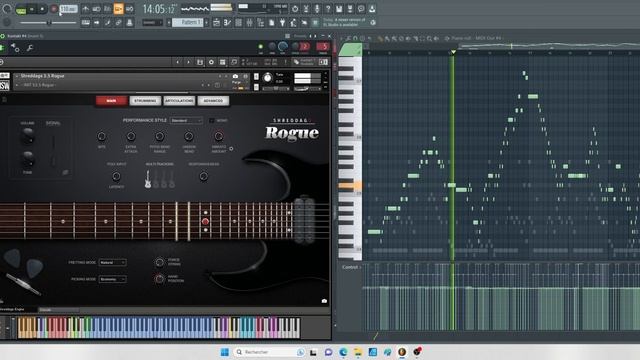 Shreddage 3 Rogue - Practicing A Solo On A Loop. 19