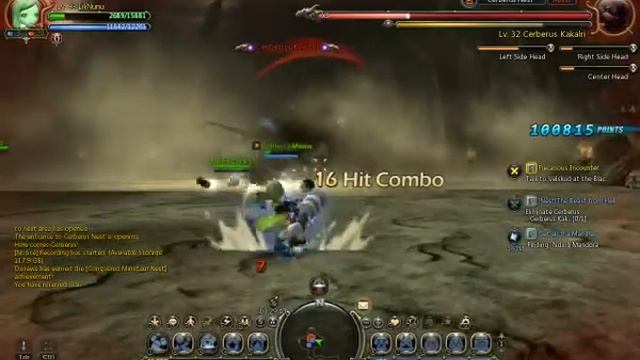 Dragon nest - academic lvl 33 solo cerberus