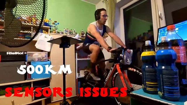 Timelapse riding 1000km on a Elite Direto smart trainer 27hours in 210 seconds