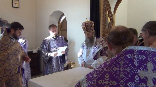 Освящение храма Преображения Господня в Рогове г. Москвы