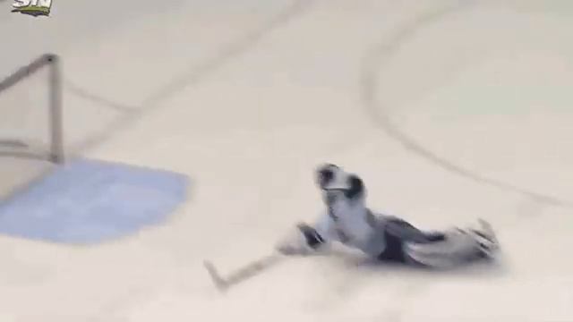 СПОРТПоймал шайбу в полете