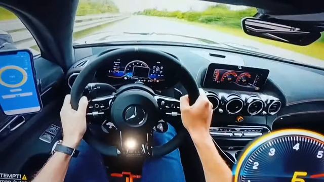 Porsche 911 GT2 RS LCE PERF and Mercedes AMG GT BLACK SERIES ACCLERATION ON AUTOBAHN