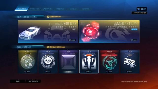*Exotic* Grey Dominus Body! | Rocket League Item Shop (22/3/2021)