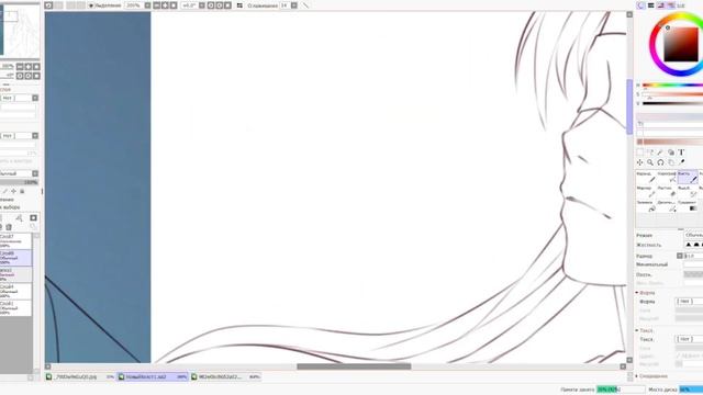 Anime art | Paint Tool SAI 2 | Speedpaint