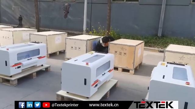 13 A3 DTF Printers are being packaged and shipped