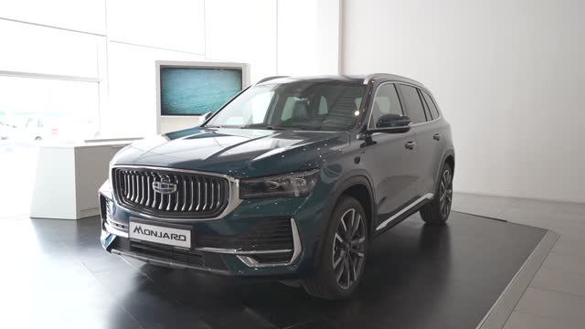 Geely Monjaro. Цвет: Emerald Blue / Изумрудный металлик