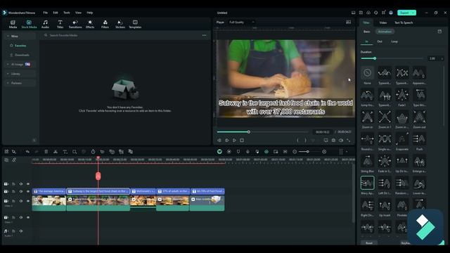 Animate Your Subtitles With Filmora 13's Typewriting Effect