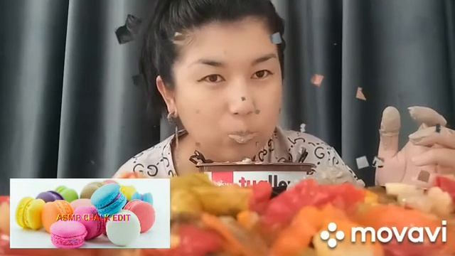 🍚Bowl of crunchy deliciousness🍚chalk🍥clay🍵cr:Vlog klara Nur🍭ed:@asmrchalkedit1349