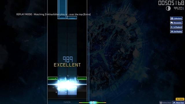[osu!mania 4K] xi - over the top (Extra) 99.08% GFC