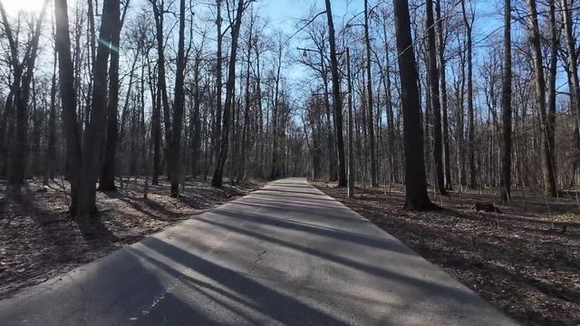 В Измайловском парке на велосипеде.