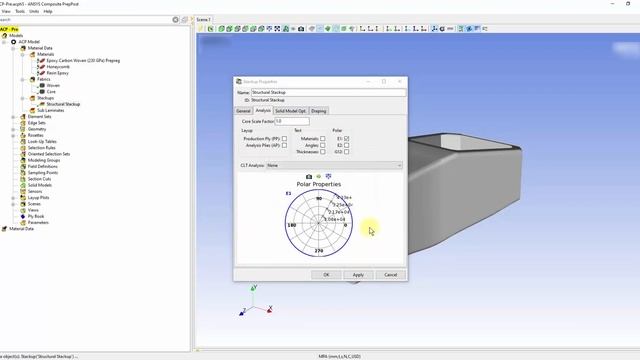Creating Material Stackups and Rosettes for FSAE Composite & Monocoque Chassis in Mechanical - Pt 3