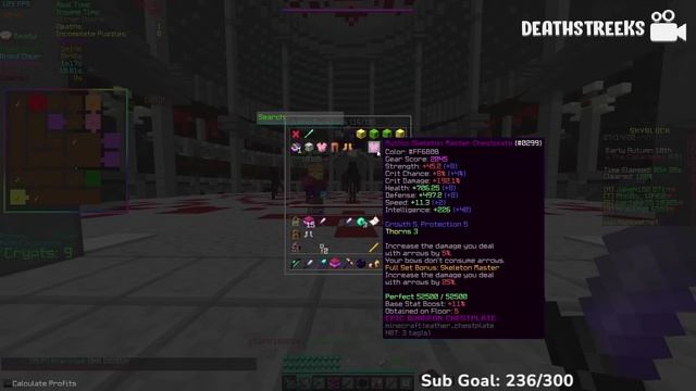 Dungeons Race Vs. DeathStreeks (Hypixel Skyblock)