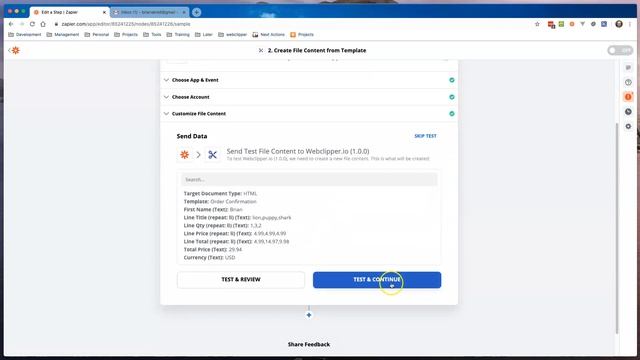 Webclipper.io - Use HTML as email body in a Zapier action
