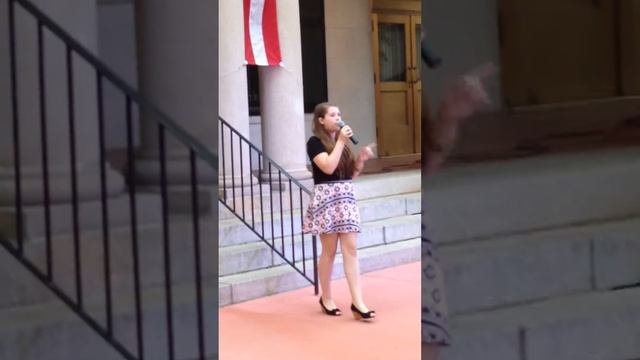 Nicole Barilla singing Don't Rain on my Parade June 4, 2014