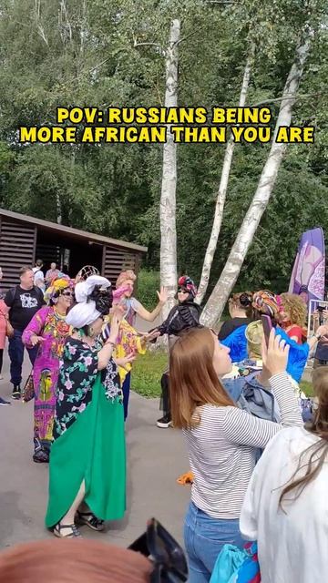 Russians Aunties love African culture #russia#africaculture#russianwomen#afrodance