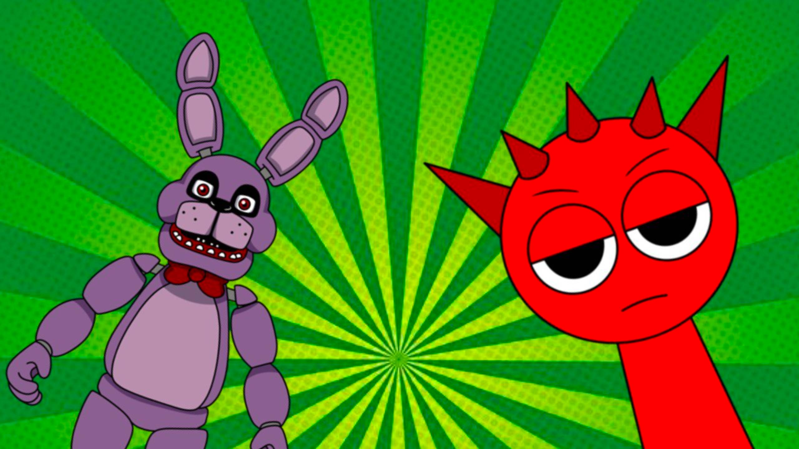Рисуем Бонни + Спрунки | Пять ночей с Фредди | Five Nights at Freddy's | Sprunki