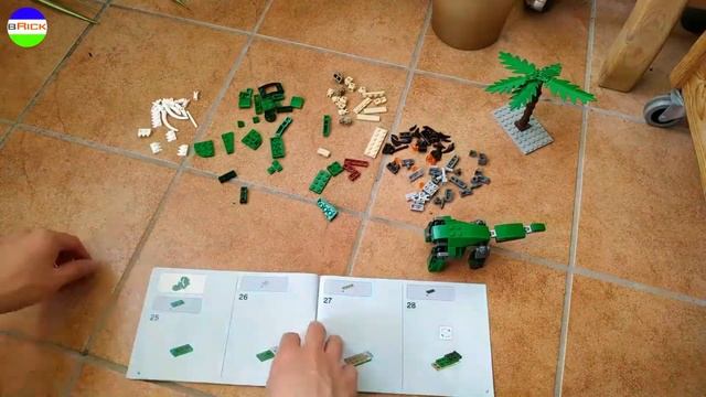 lets build the lego triceratops creator model
