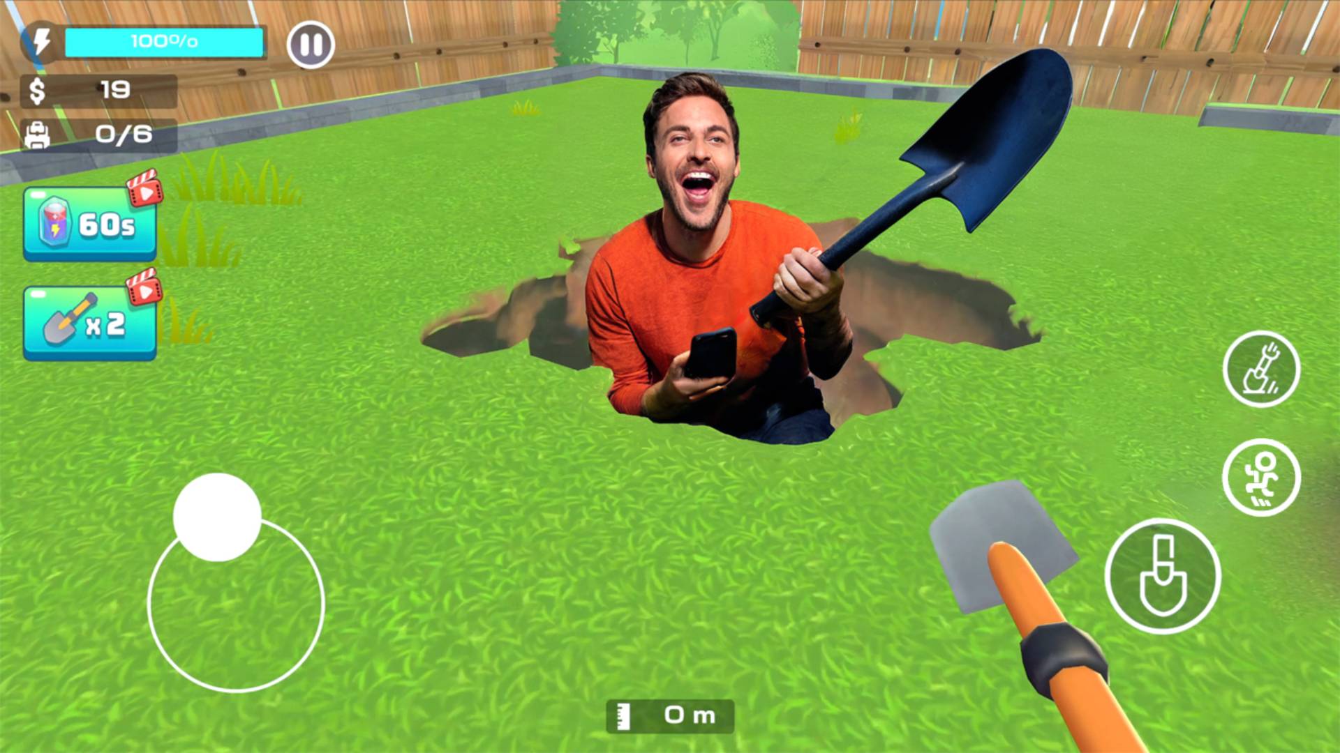 ИГРА О КОПАНИИ ЯМЫ на АНДРОИД - Полное Прохождение 100% | A Game About Digging A Hole 3D Simulator