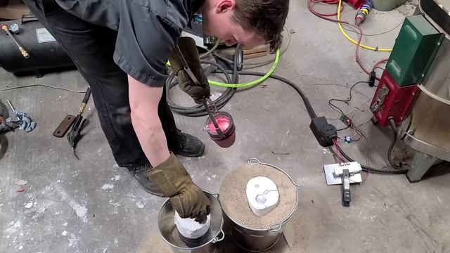 Lost PLA Casting a Mini Engine Block