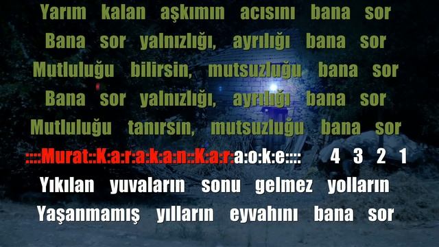 Bana Sor  KARAOKE (Cover)