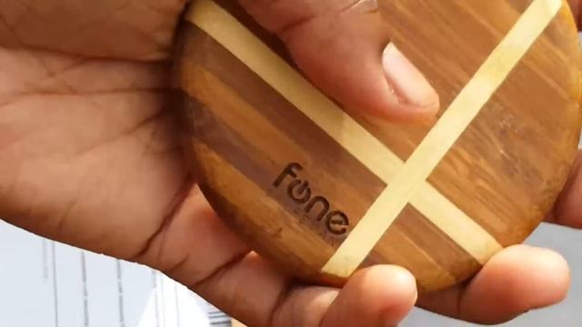 FoneSalesmen Wooden Puck Qi Charger Unboxing !!! The nature infused wireless charger