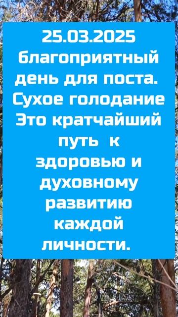 Благоприятный день 25.03.2025