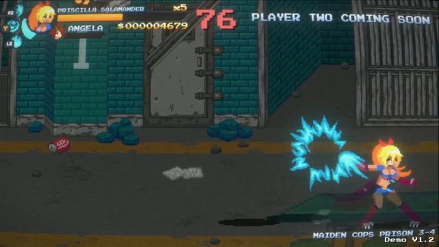 [PC] Maiden Cops - Free Demo Gameplay - Priscila Salamander *Links in Description*