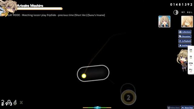 osu! precious time - fripside Suou's Insane HD 97.78%
