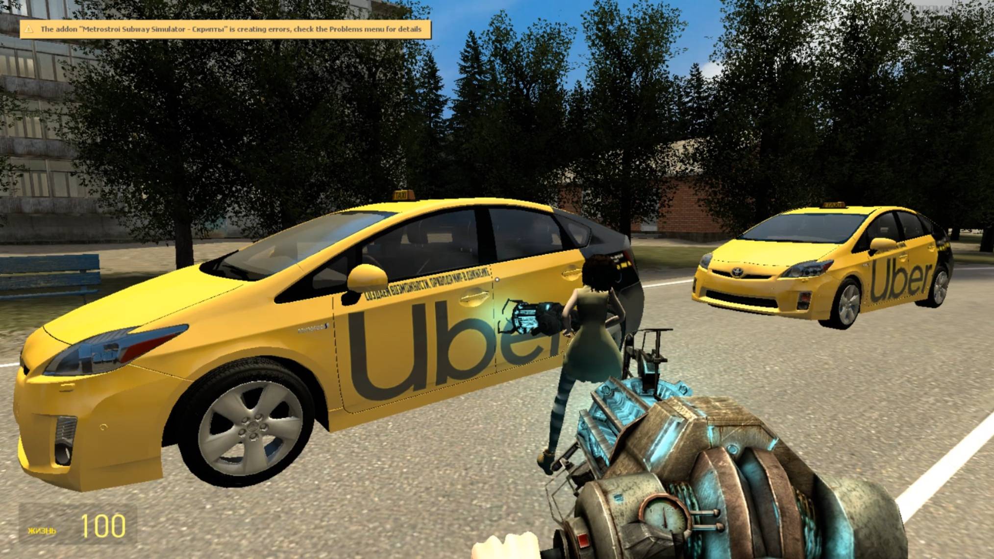 Garry's Mod Такси Uber !