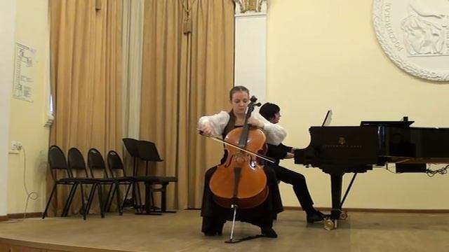 Д. Поппер Концертный полонез. Слюсарева Софья