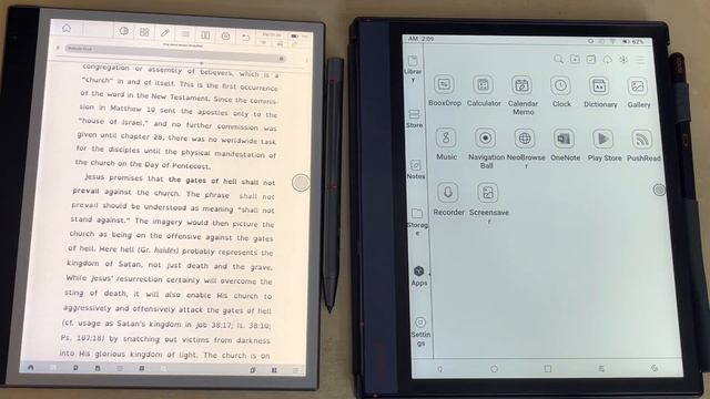 Bigme vs Boox Software Comparison