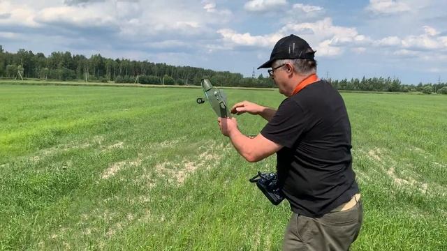 PML-6005 "Як-12А". Полёт в сильный ветер.