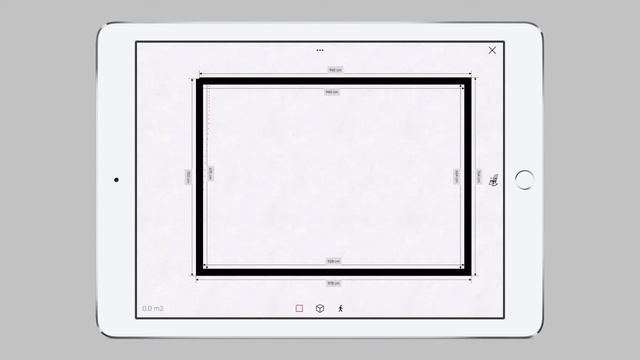 01 Create empty floor plan Roomle App iPad