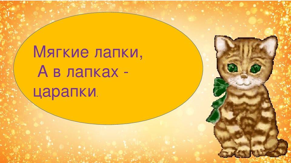 "Мягкие лапки, а в лапках царапки" - час удивлений