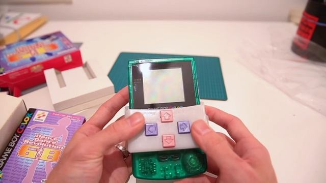 DDR GameBoy Color Edition with finger pad