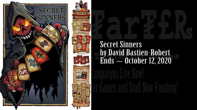 Kickstarter - October 2020 - Board, Card, War, Skirmish games and stuff live now!
