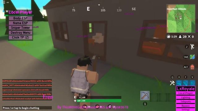 ADMIN GUI NEW ROBLOX ISLAND ROYALE SCRIPTHACK WORKING  FREE  100% SAFE  LEGIT