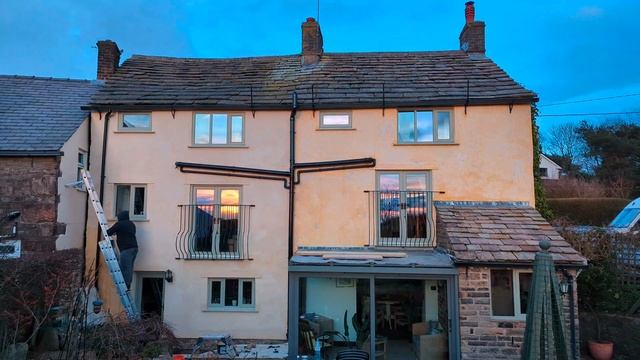 Timelapse Prep And Painting A Lime Rendered House