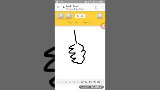 Google n'arrive pas à trouver mes dessin(quick draw)