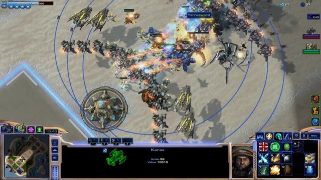 LATE GAME KARAX GOES SOLO - Weekly Brawl [Starcraft 2 Direct Strike]