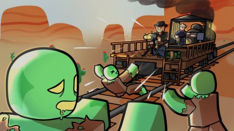 играем в мертвые рельсы в роблокс (сного)