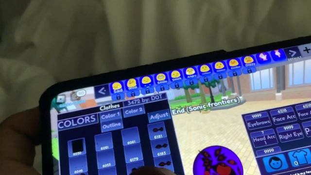 How to make the end (sonic frontiers) in gacha online
