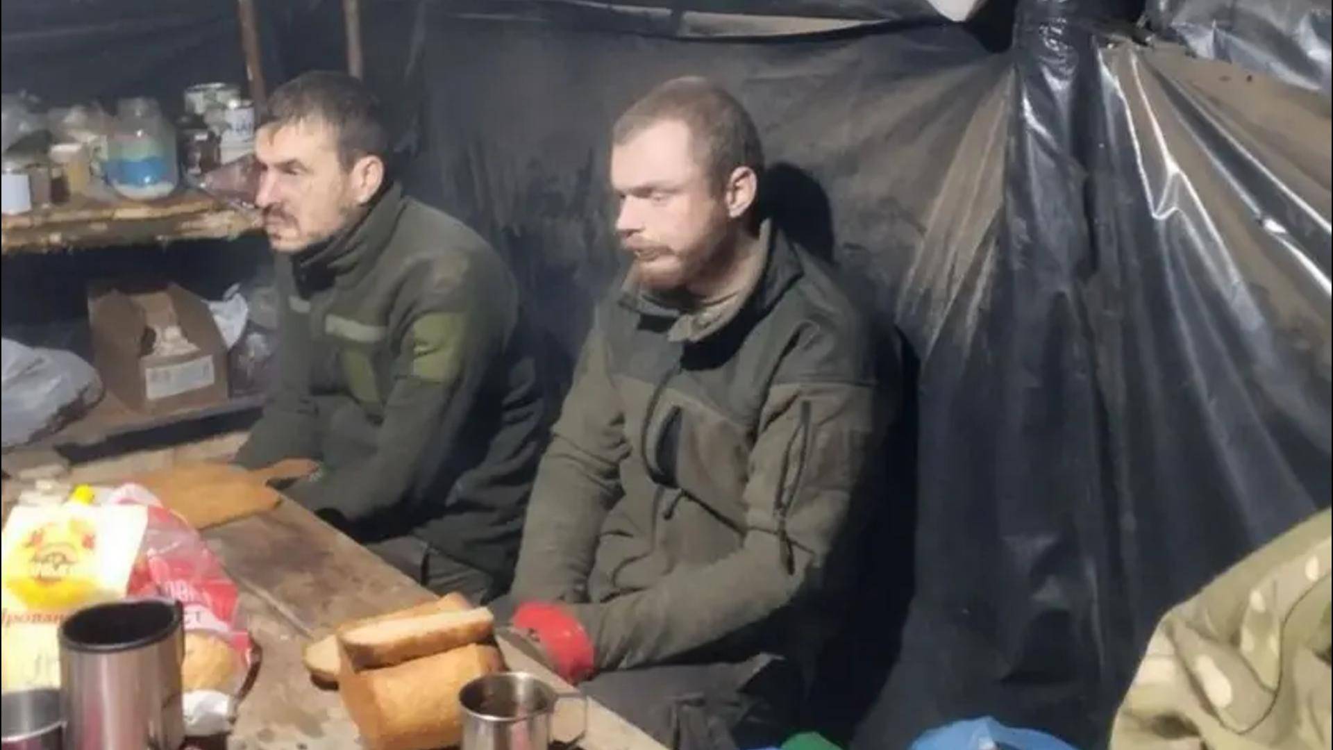 Захваченный британский наемник Джеймс Андерсон  окопов ВСУ во время обстрела в Курской области