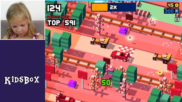 CROSS THE ROAD OR DIE! Disney Crossy Road Game