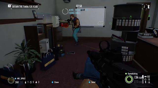 TheDymed and MrSpiice. PAYDAY 2. Two Idiots and a Tiara.
