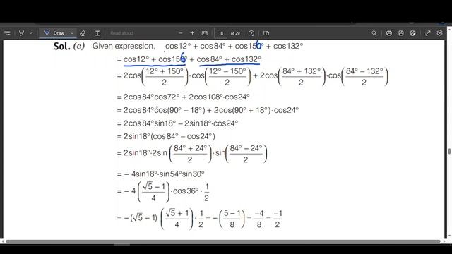 TRIGONOMETRY EXAMPLER PRACTICE CLASS PART 8