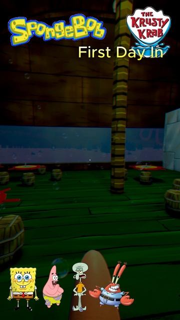 spongebob first day in krusty krab