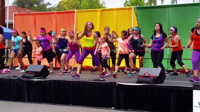 Zumbadiversao at La Habra Citrus Fair 2014